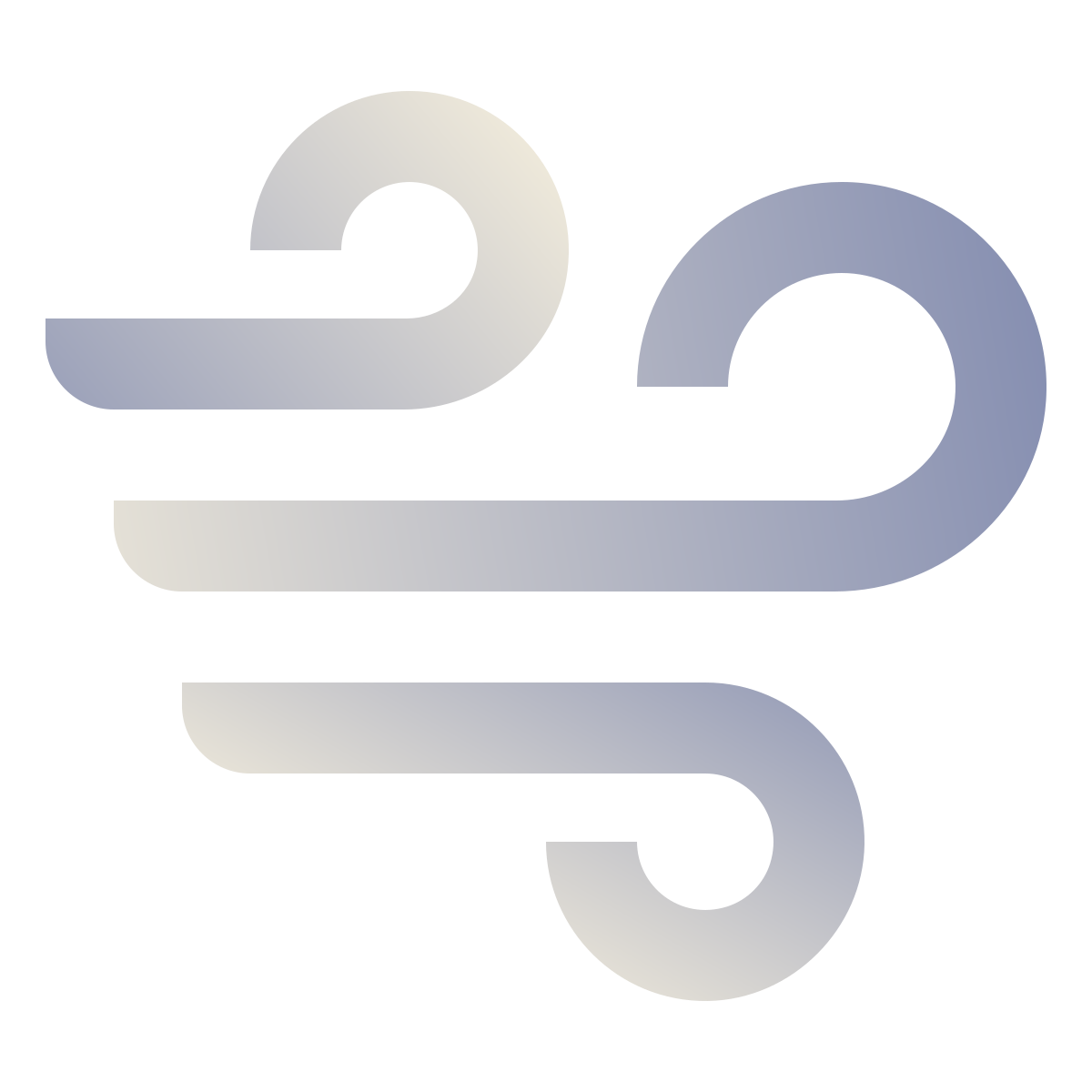 deco color style wind icon