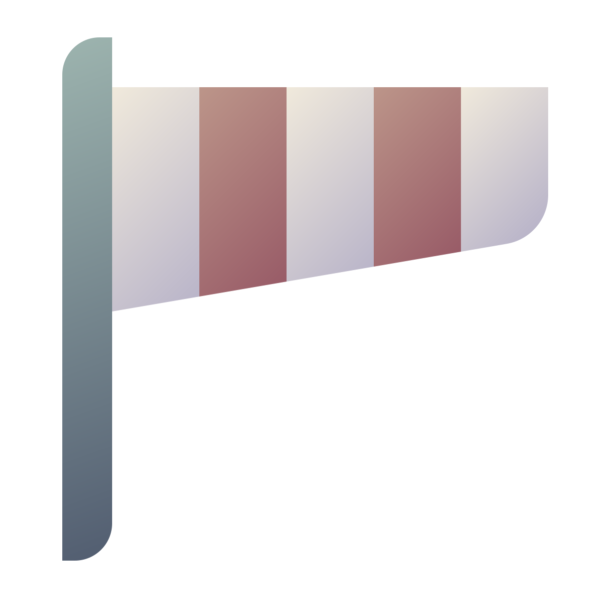 deco color style windsock icon