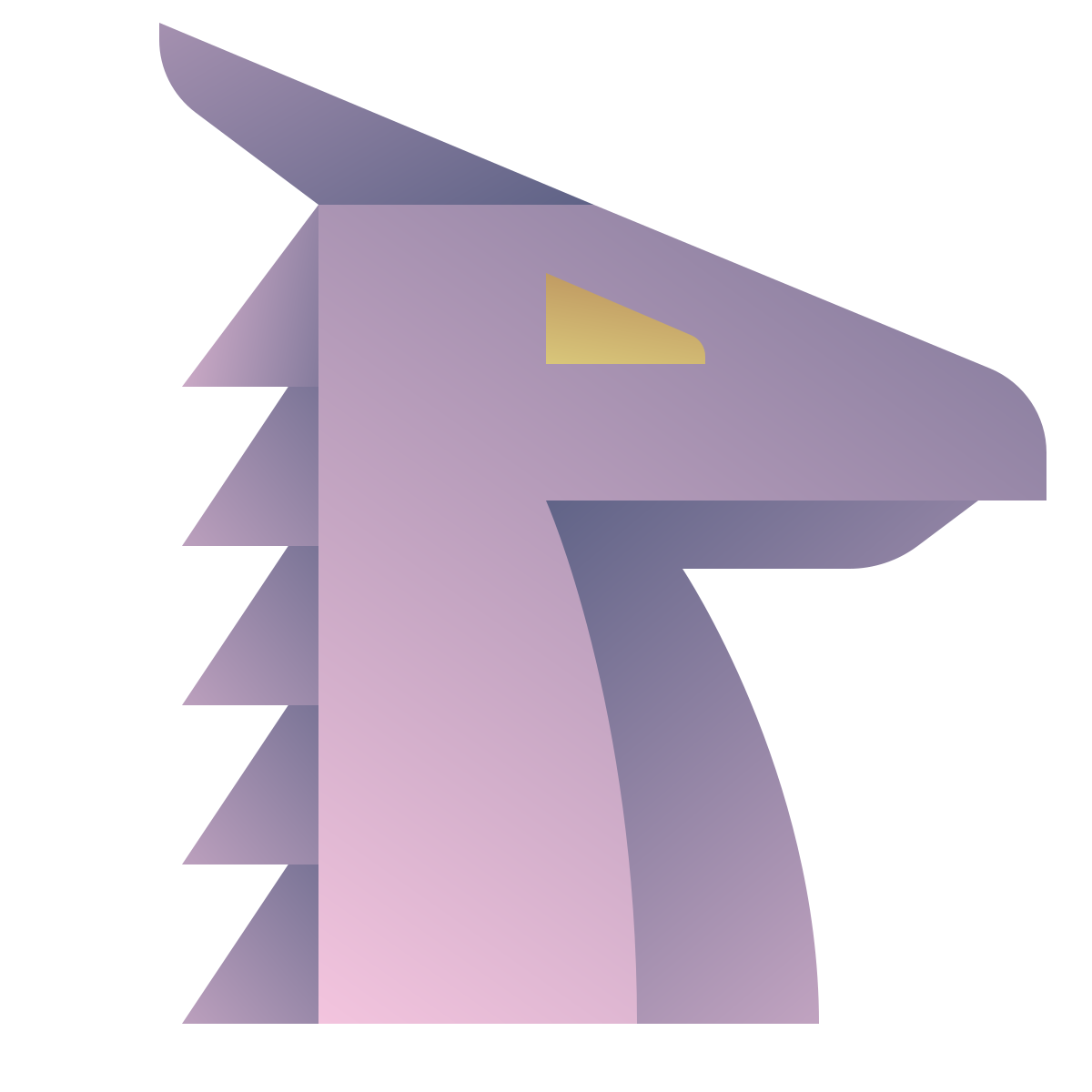 deco color style year of dragon icon