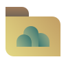 cloud folder icon