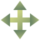 resize four-directions icon