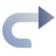 u turn-to-right icon