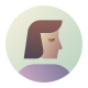 user female-circle icon