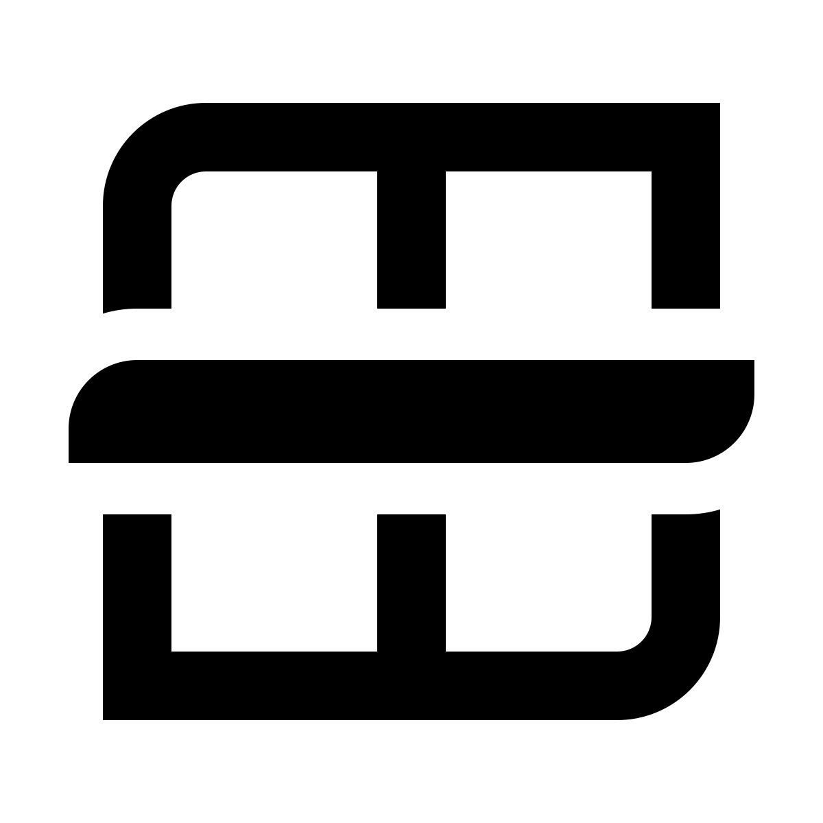 deco glyph style 边境水平 icon