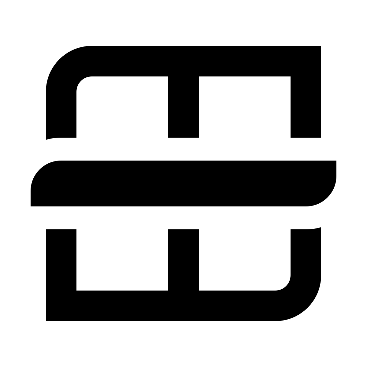 deco glyph style border horizontal icon