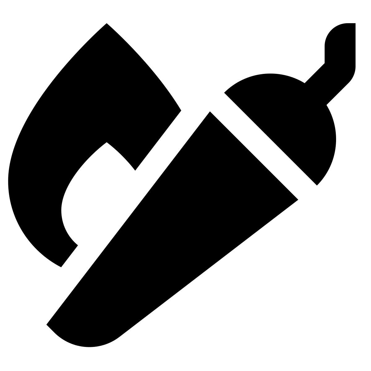 deco glyph style chili pepper icon