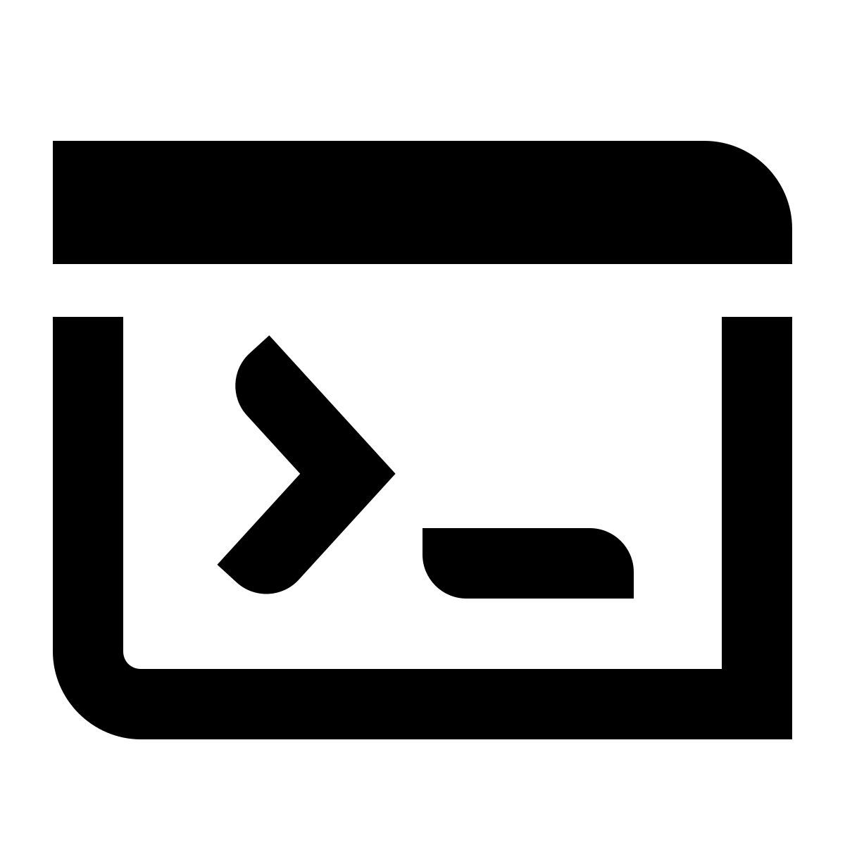 deco glyph style 콘솔 icon