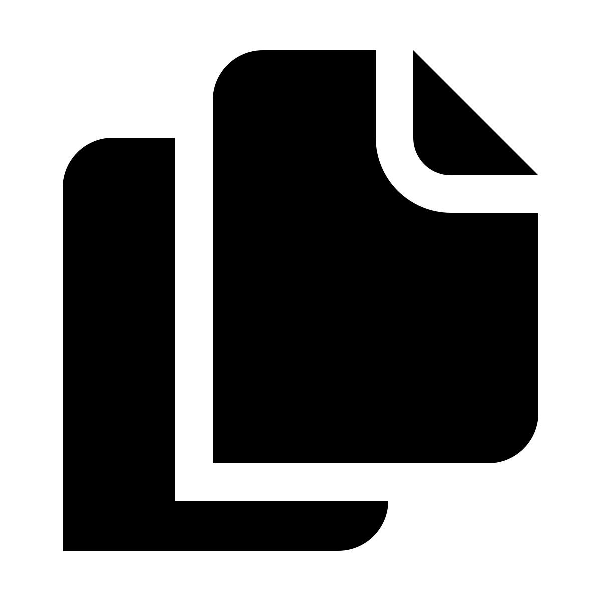 deco glyph style copy icon
