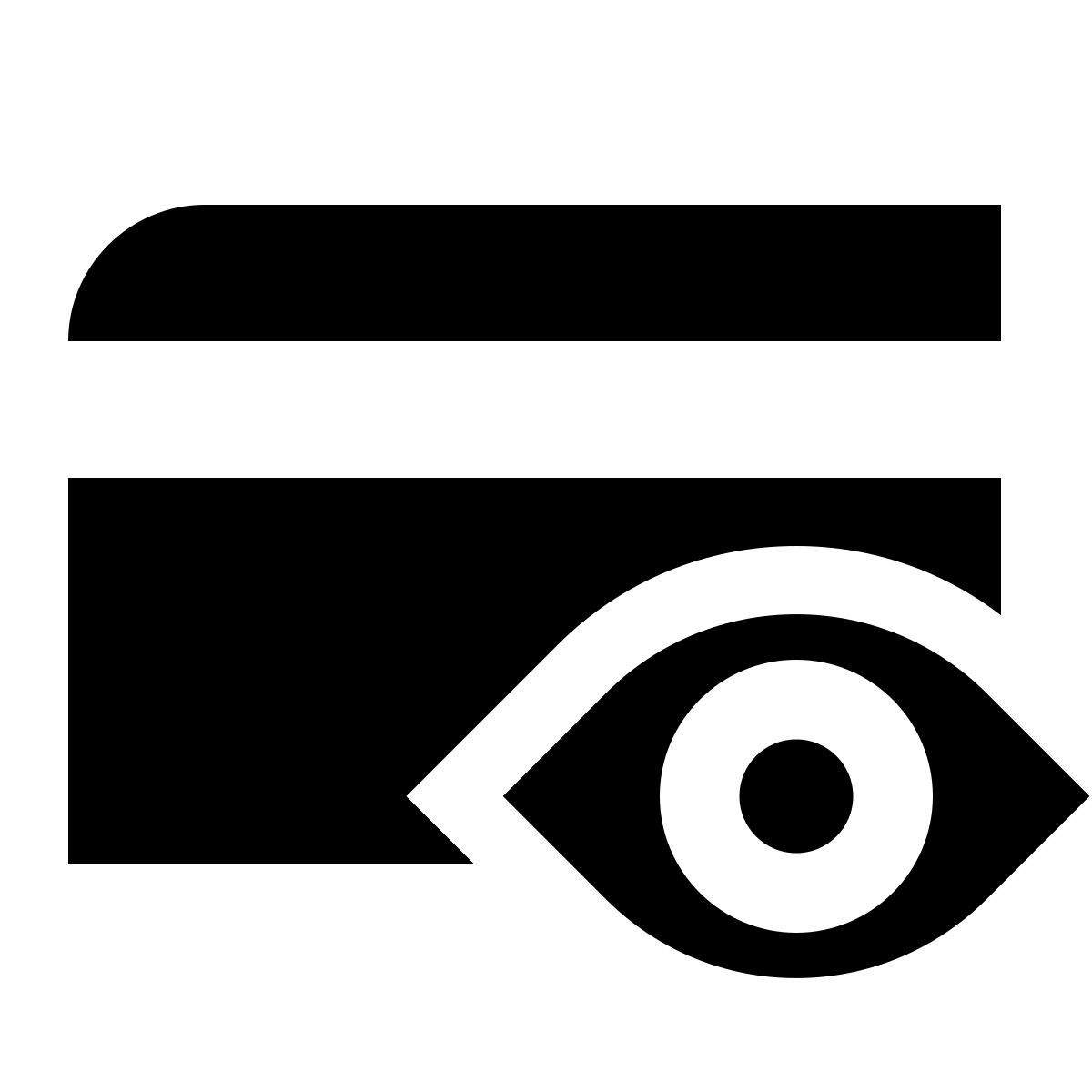 deco glyph style 信用控制 icon