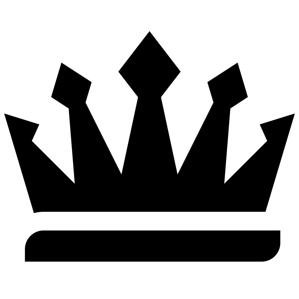 deco glyph style corona icon