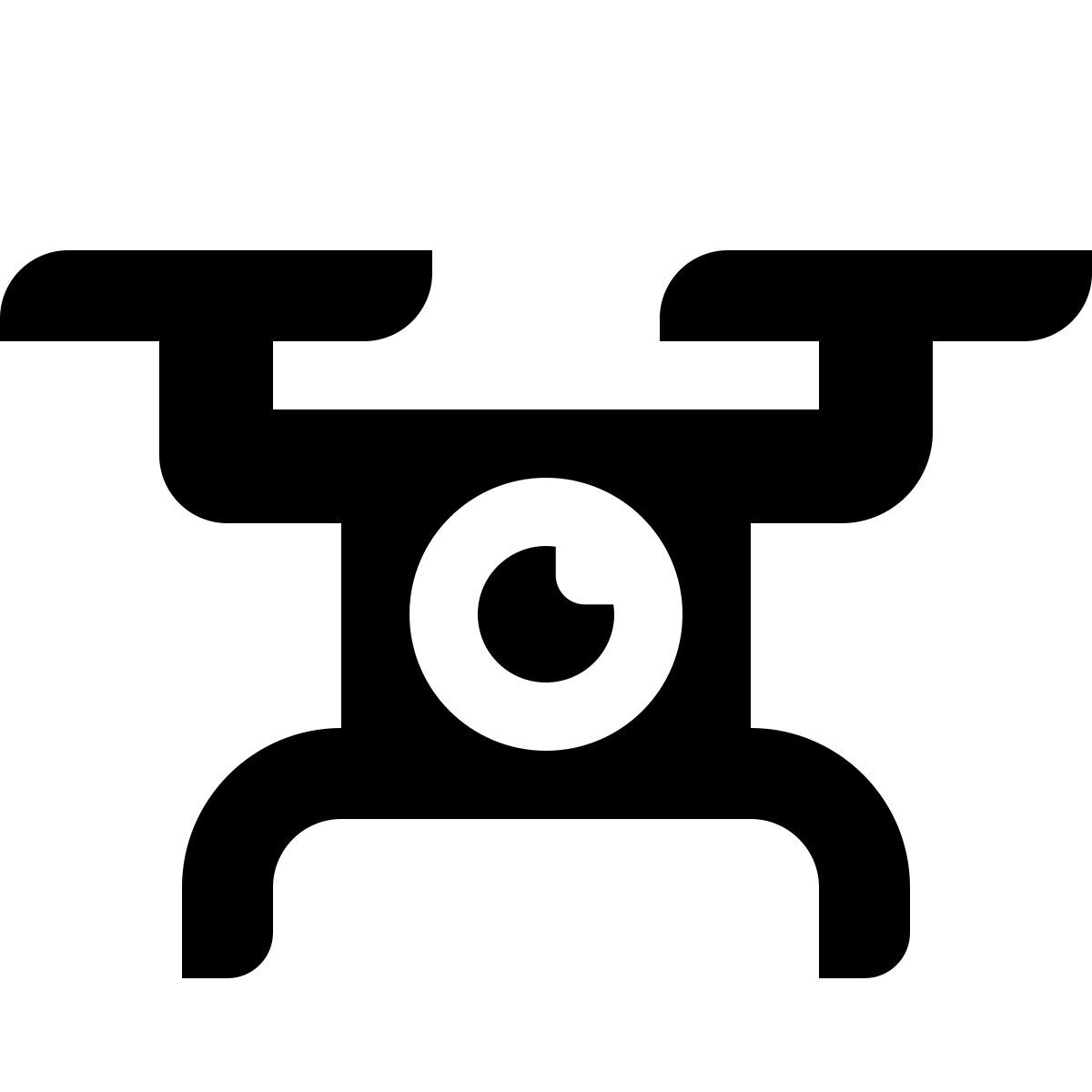 deco glyph style quadcopter icon