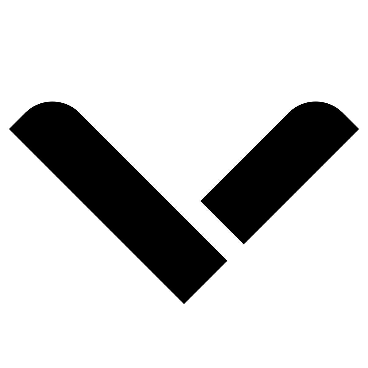 deco glyph style expand arrow icon