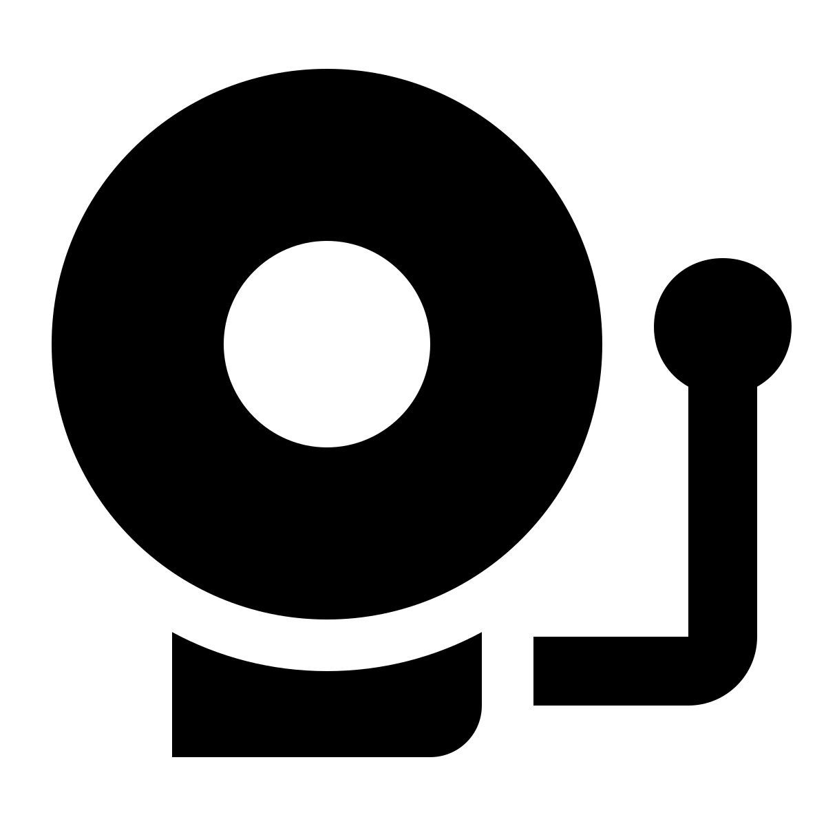 deco glyph style allarme antincendio icon