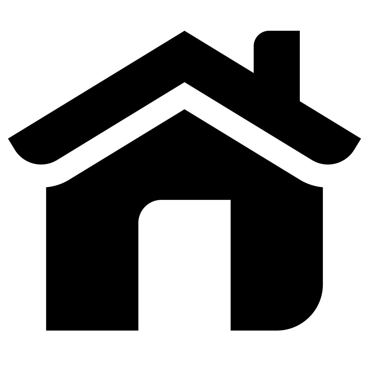 deco glyph style 집 icon