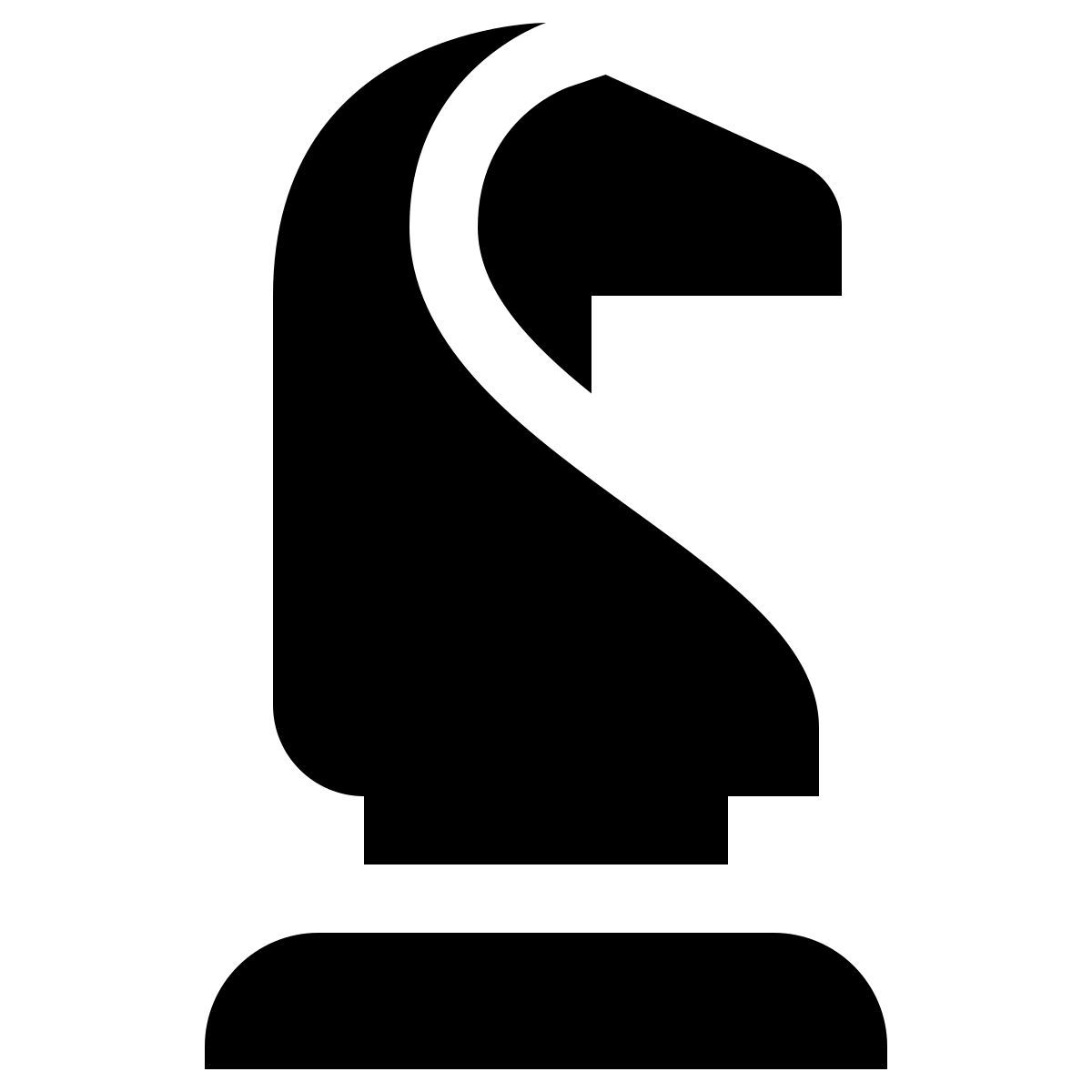 deco glyph style chevalier icon