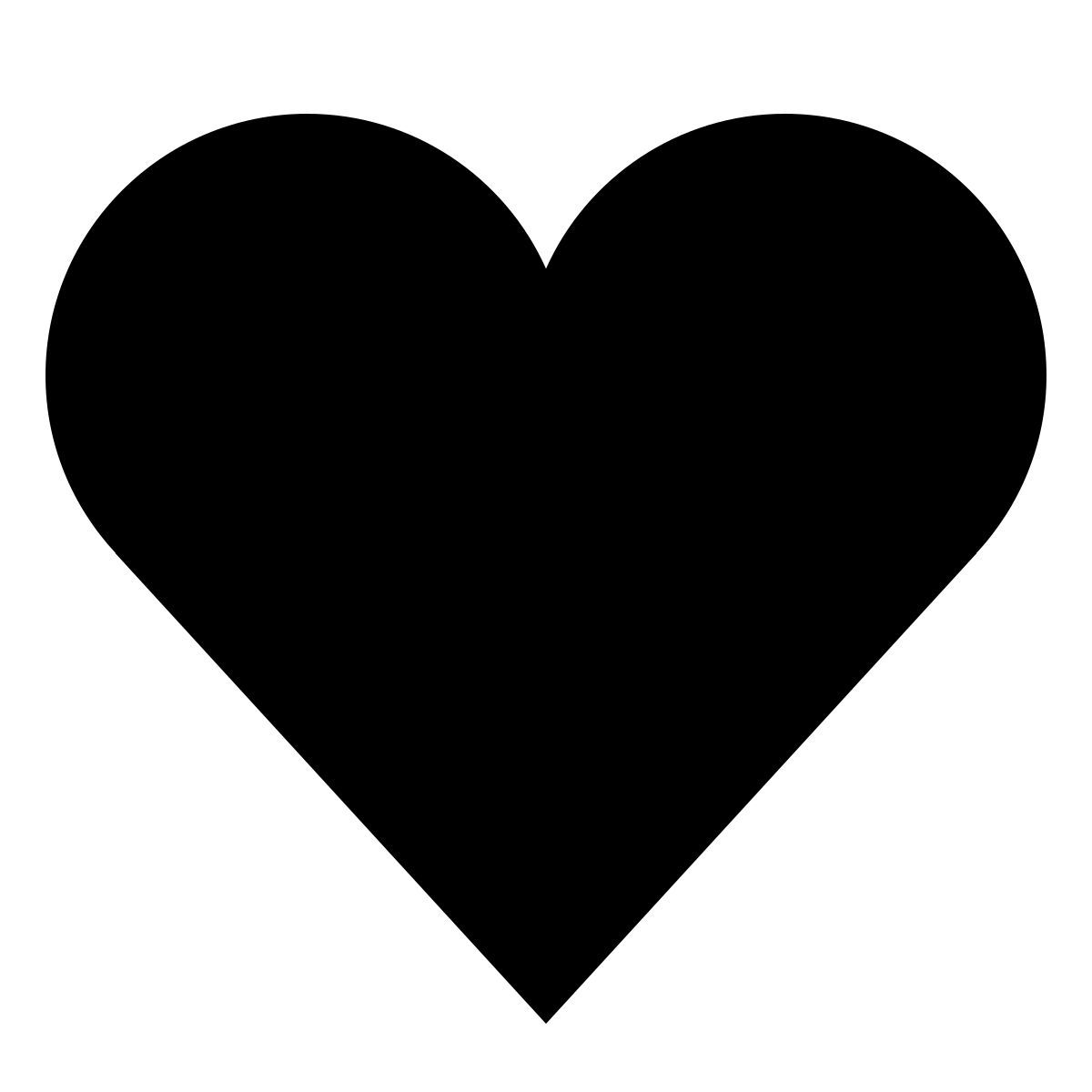 deco glyph style 喜欢 icon