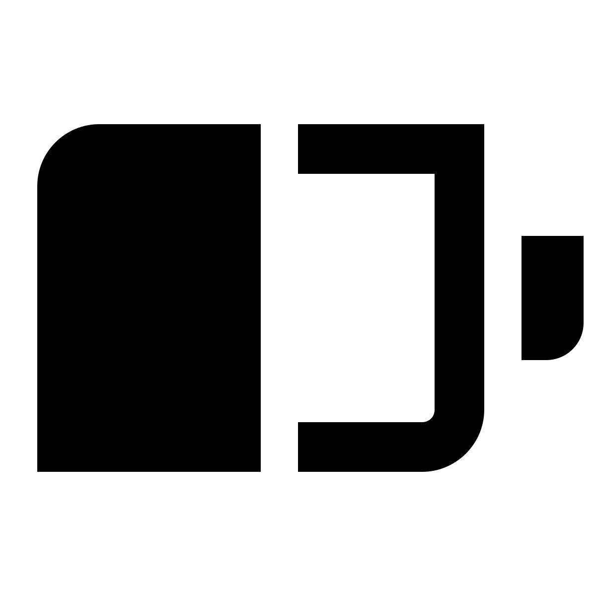 deco glyph style battery level icon