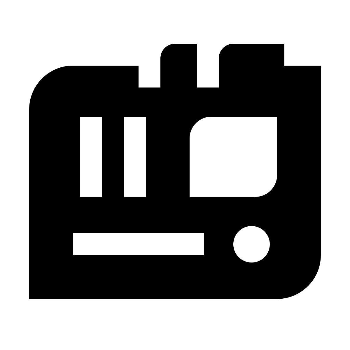 deco glyph style technology icon