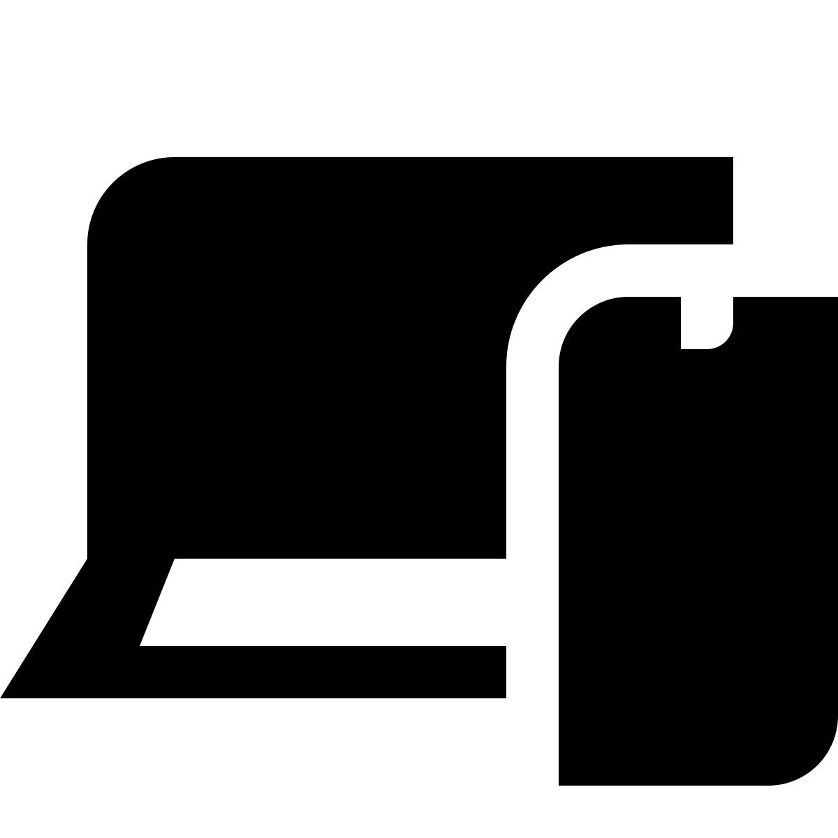 deco glyph style mehrere geräte icon