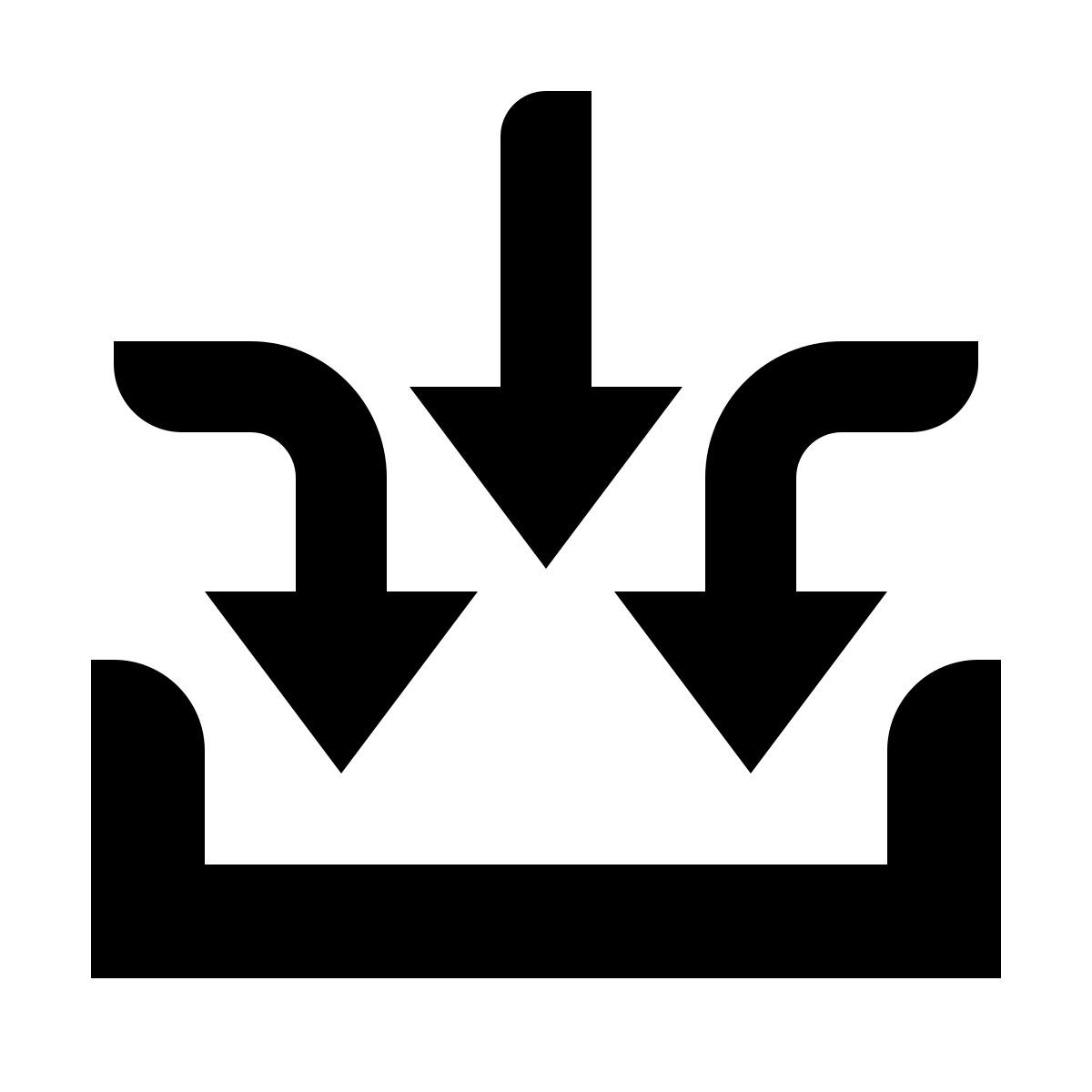 deco glyph style ingressi multipli icon