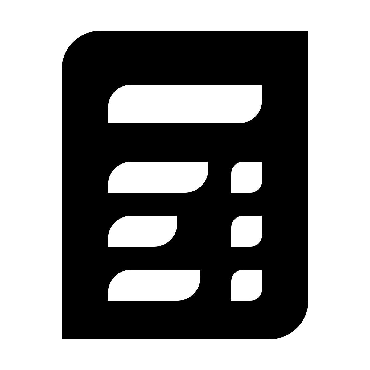 deco glyph style zusammenfassung icon