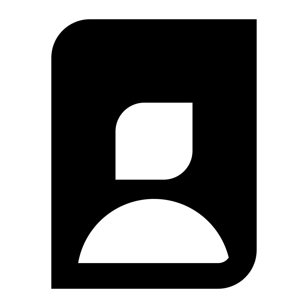 deco glyph style retrato icon