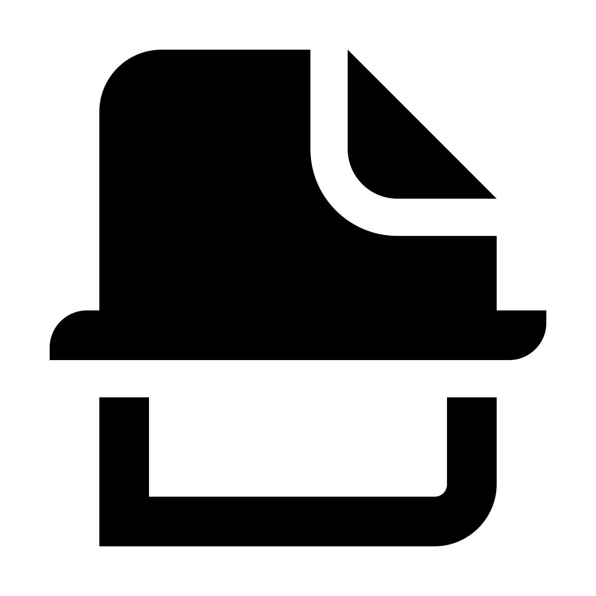deco glyph style rescan document icon