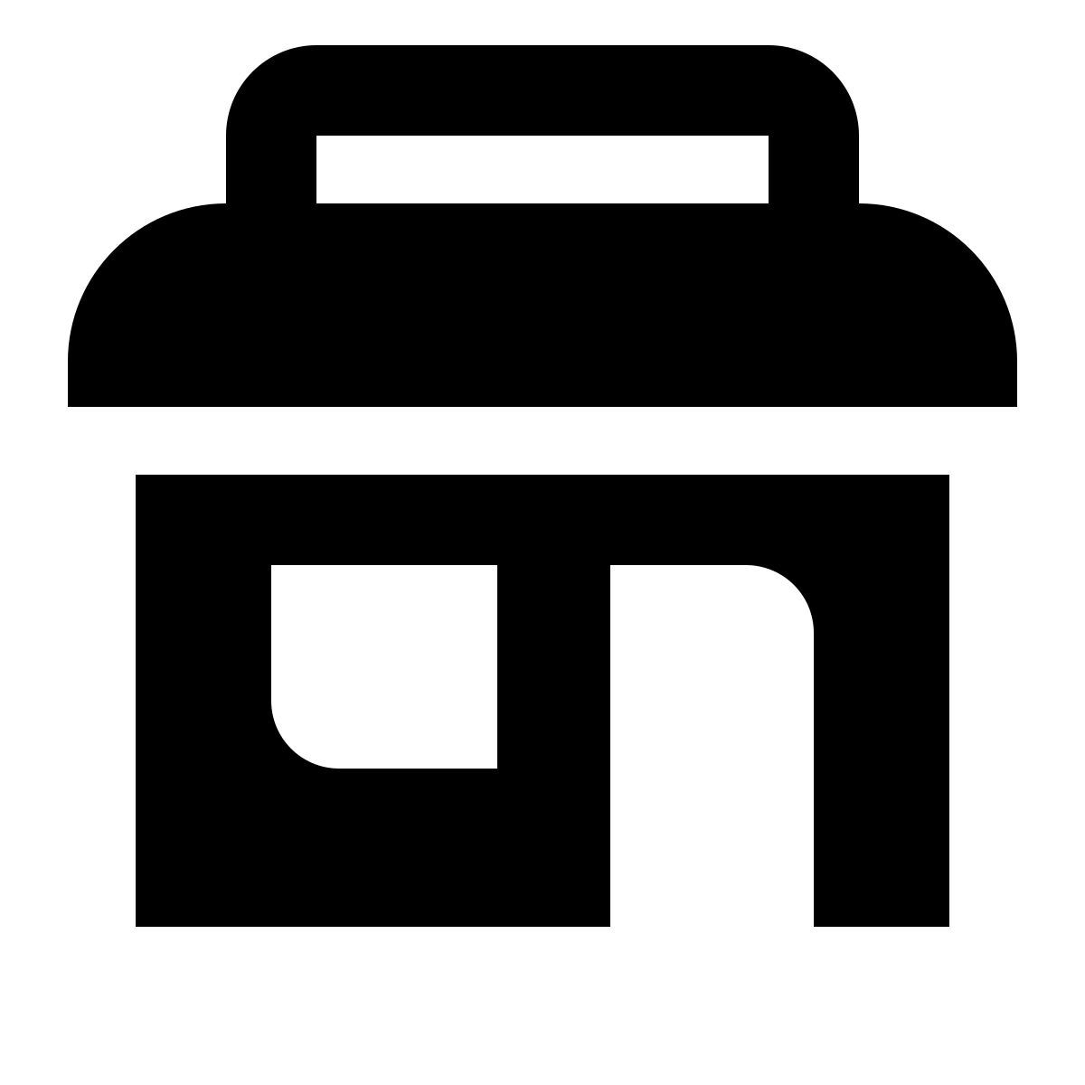 deco glyph style 가게 icon