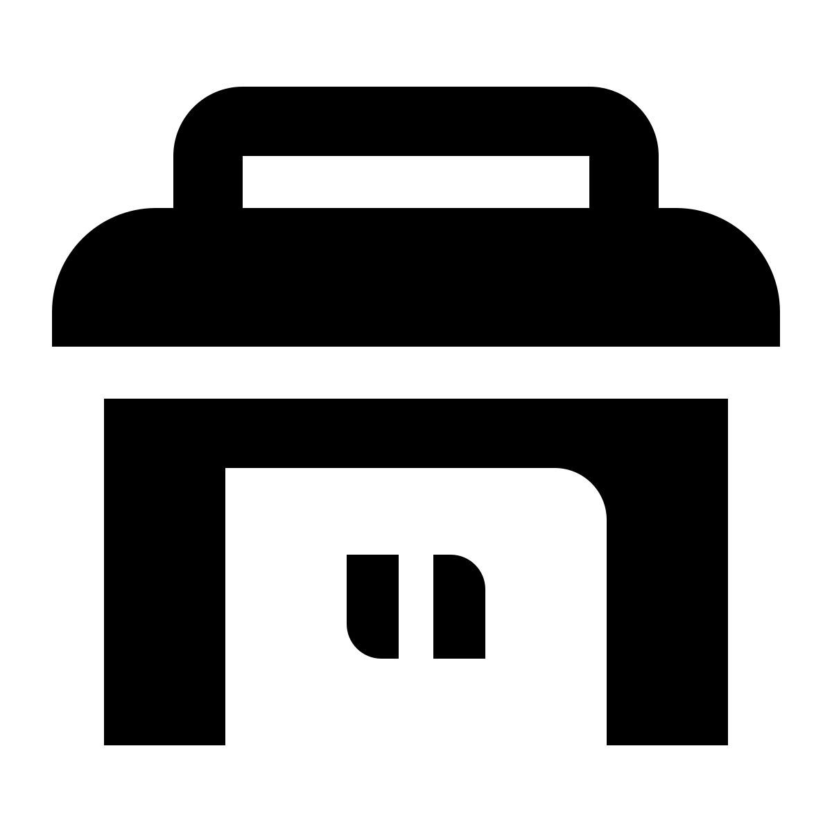 deco glyph style kleines unternehmen icon