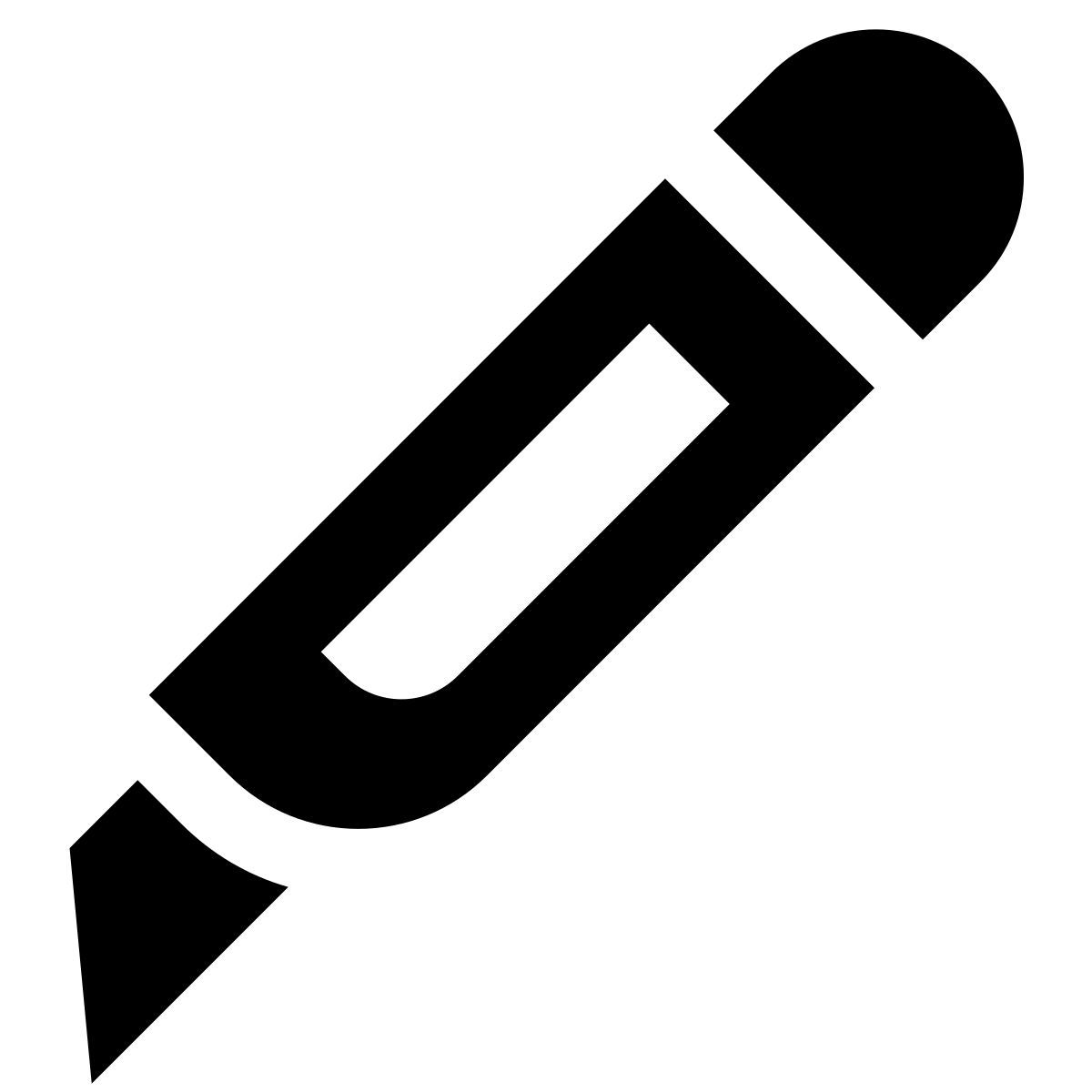 deco glyph style stanley knife icon