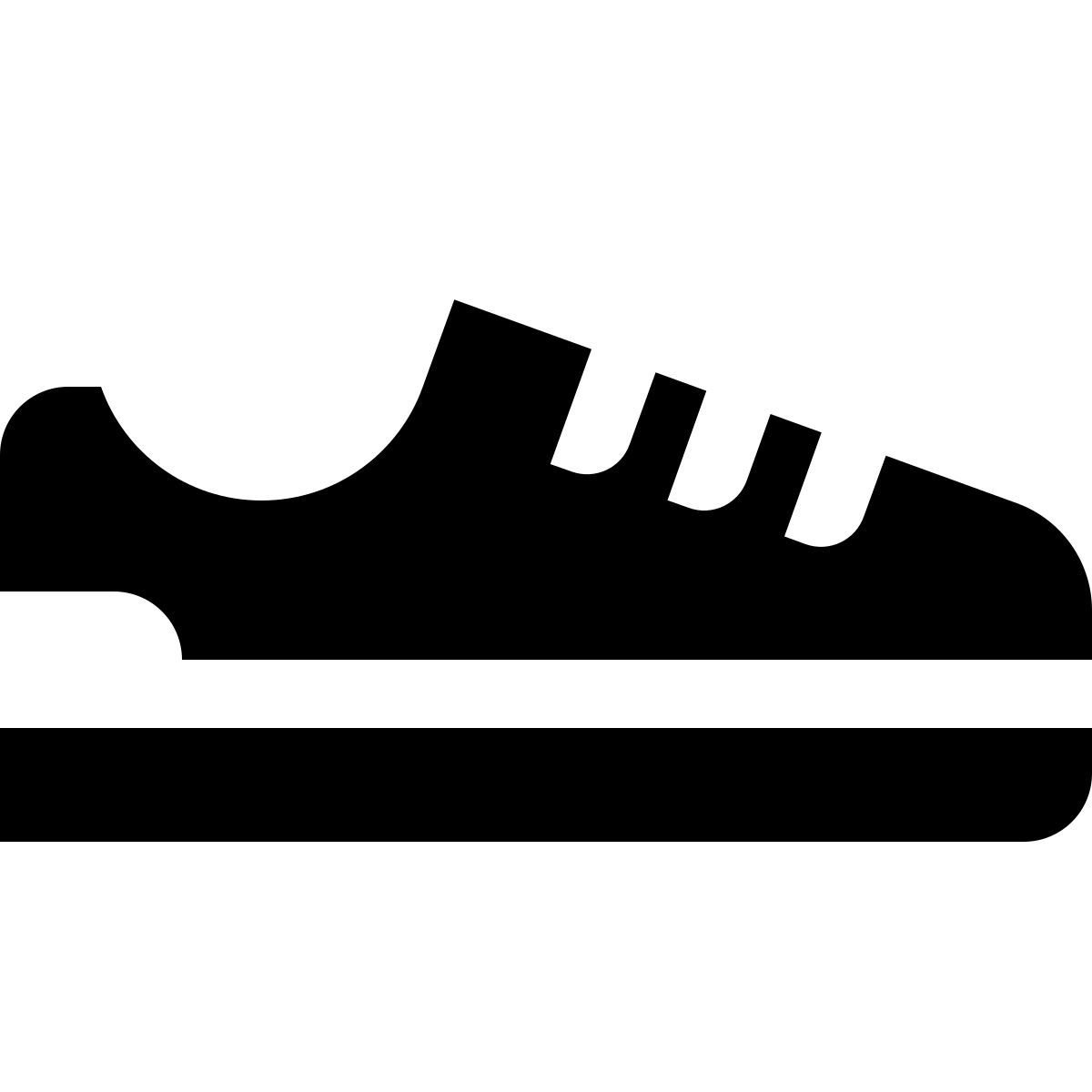 deco glyph style trainers icon