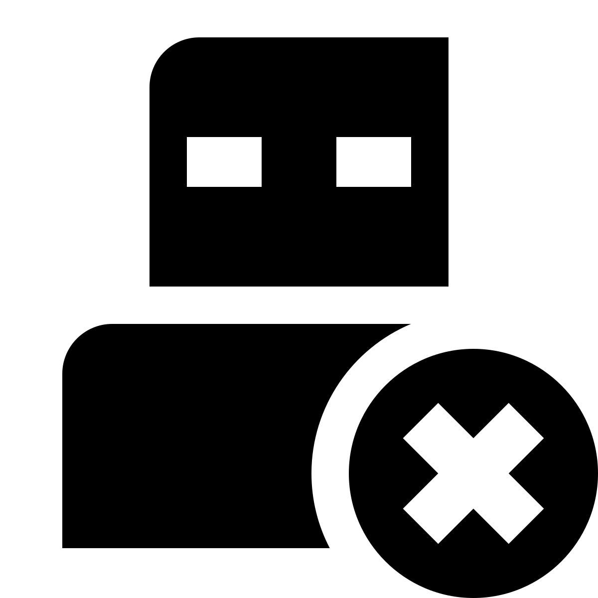 deco glyph style usb 연결 해제 icon