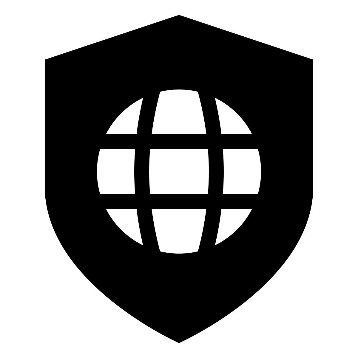 deco glyph style internet security icon