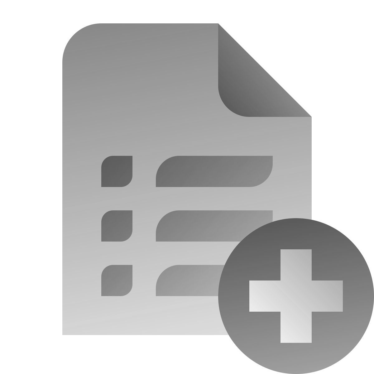 deco duotone style add list icon