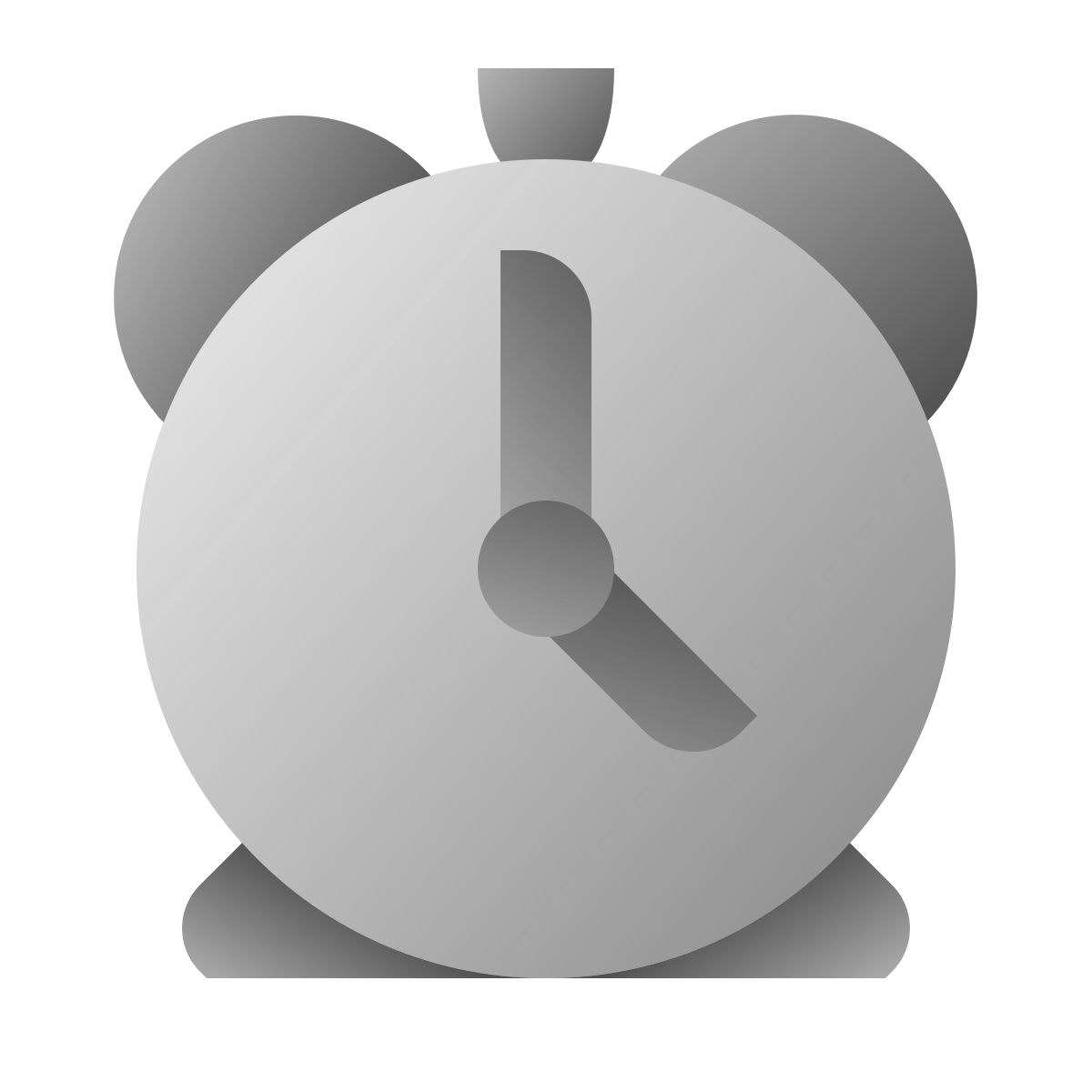 deco duotone style alarm clock icon