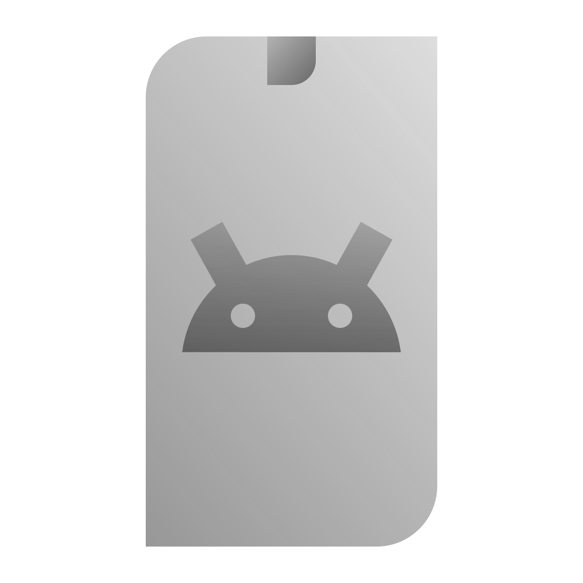 deco duotone style android icon