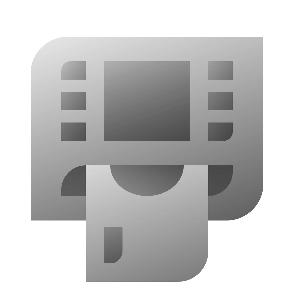 deco duotone style 自动取款机 icon