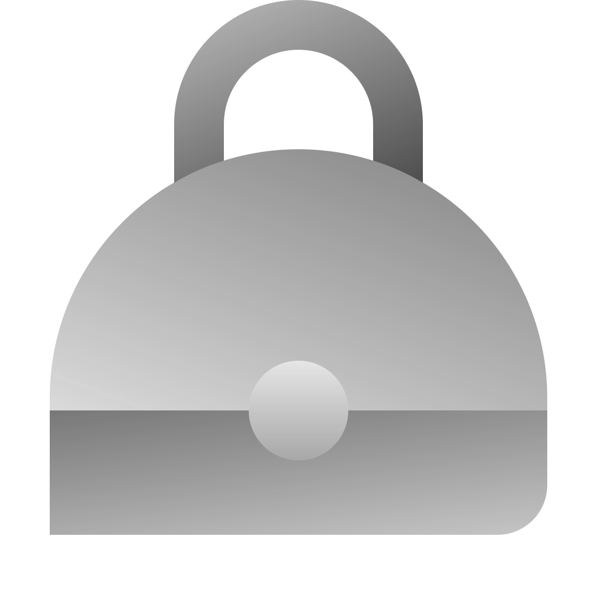 deco duotone style bag front view icon