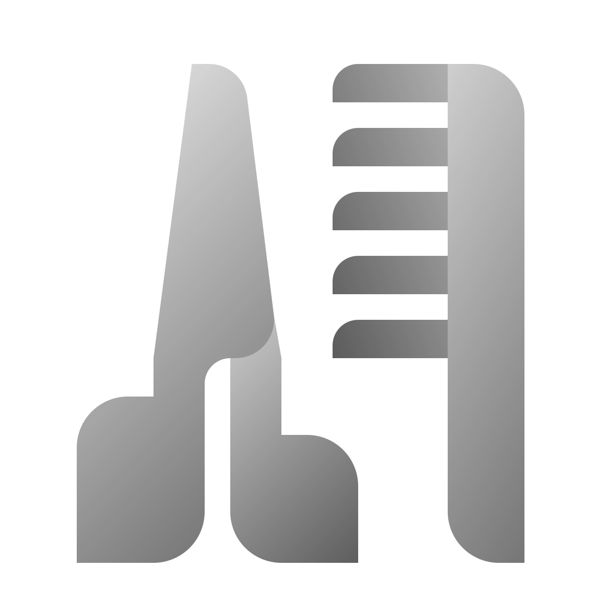 deco duotone style barbershop icon