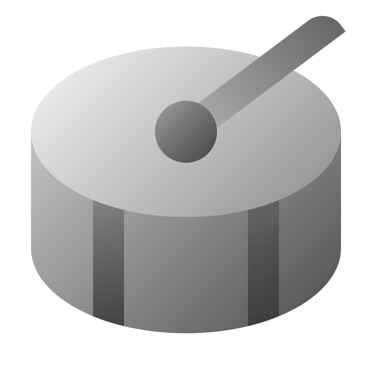 deco duotone style bass drum icon