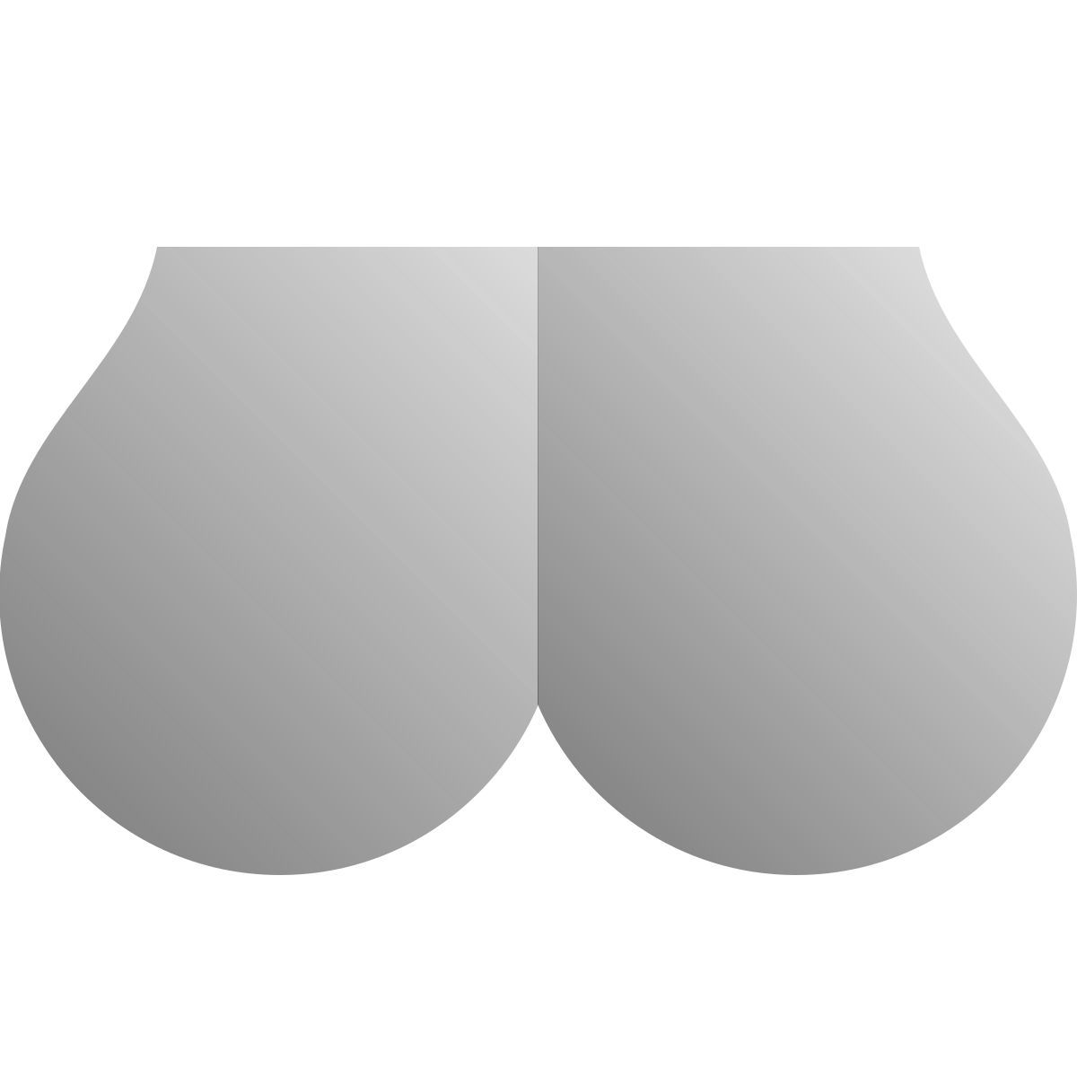 deco duotone style sedere icon