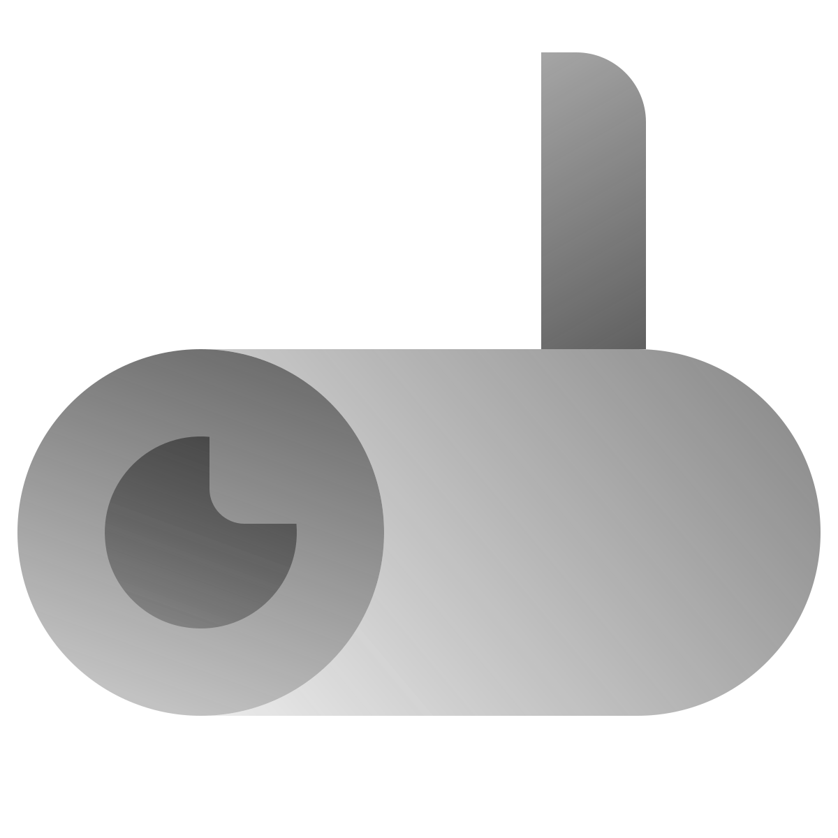 deco duotone style bullet camera icon