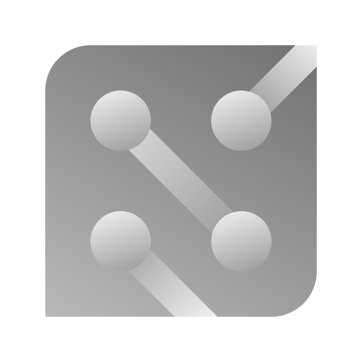 deco duotone style circuit icon