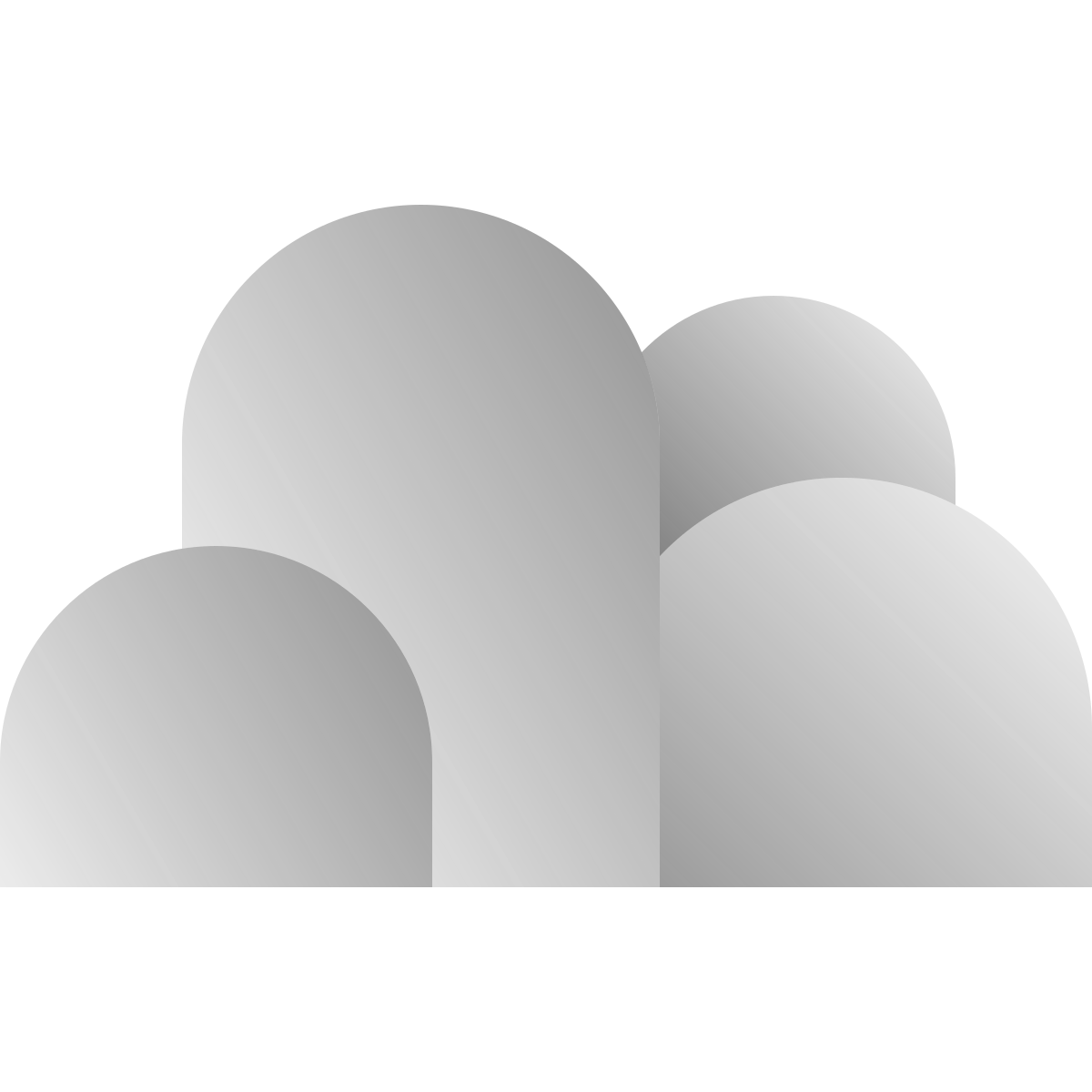 deco duotone style cloud icon