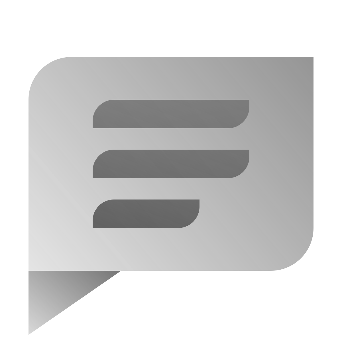 deco duotone style comments icon