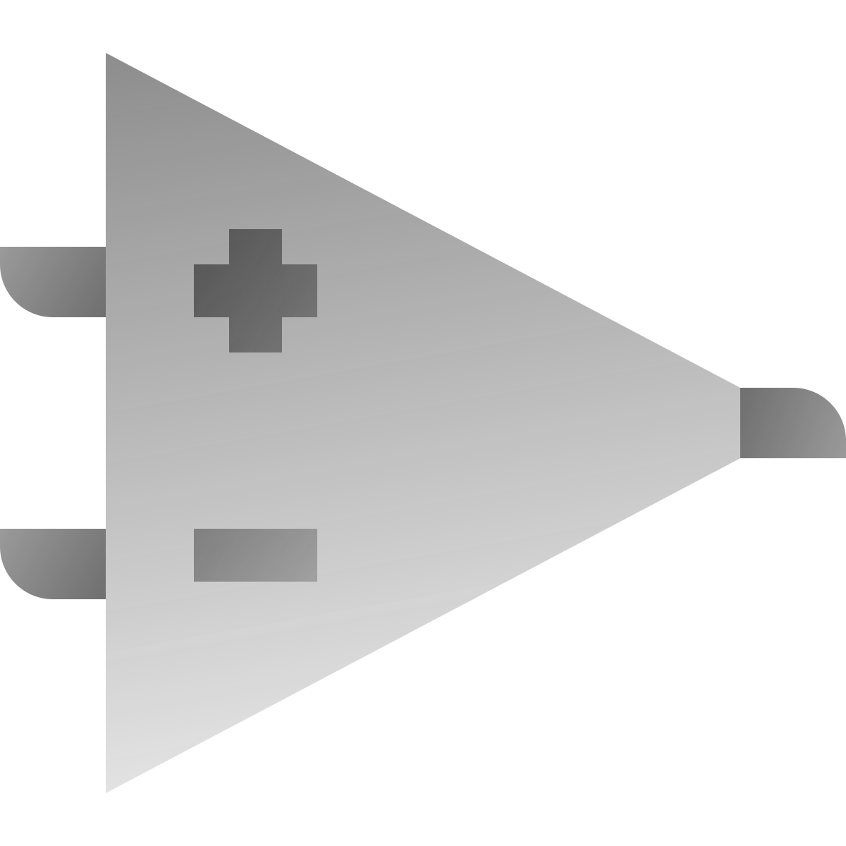 deco duotone style comparator icon