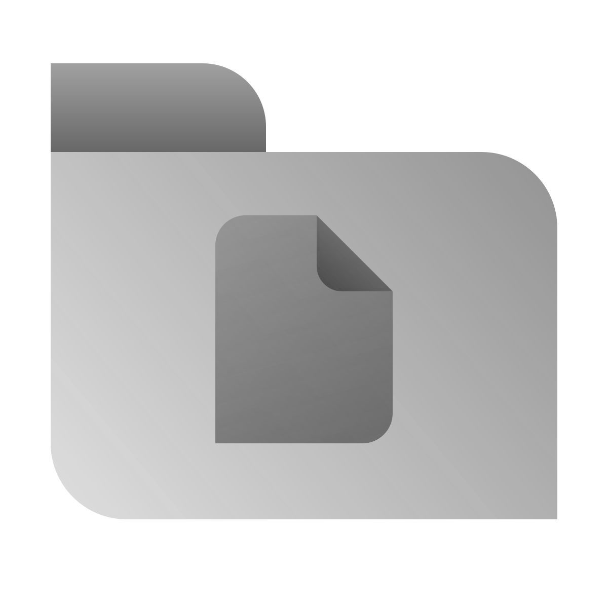 deco duotone style carpeta de documentos icon