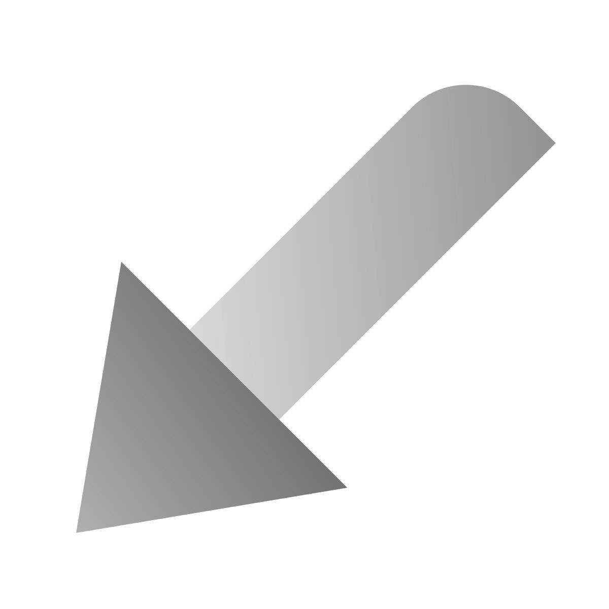 deco duotone style unten links icon