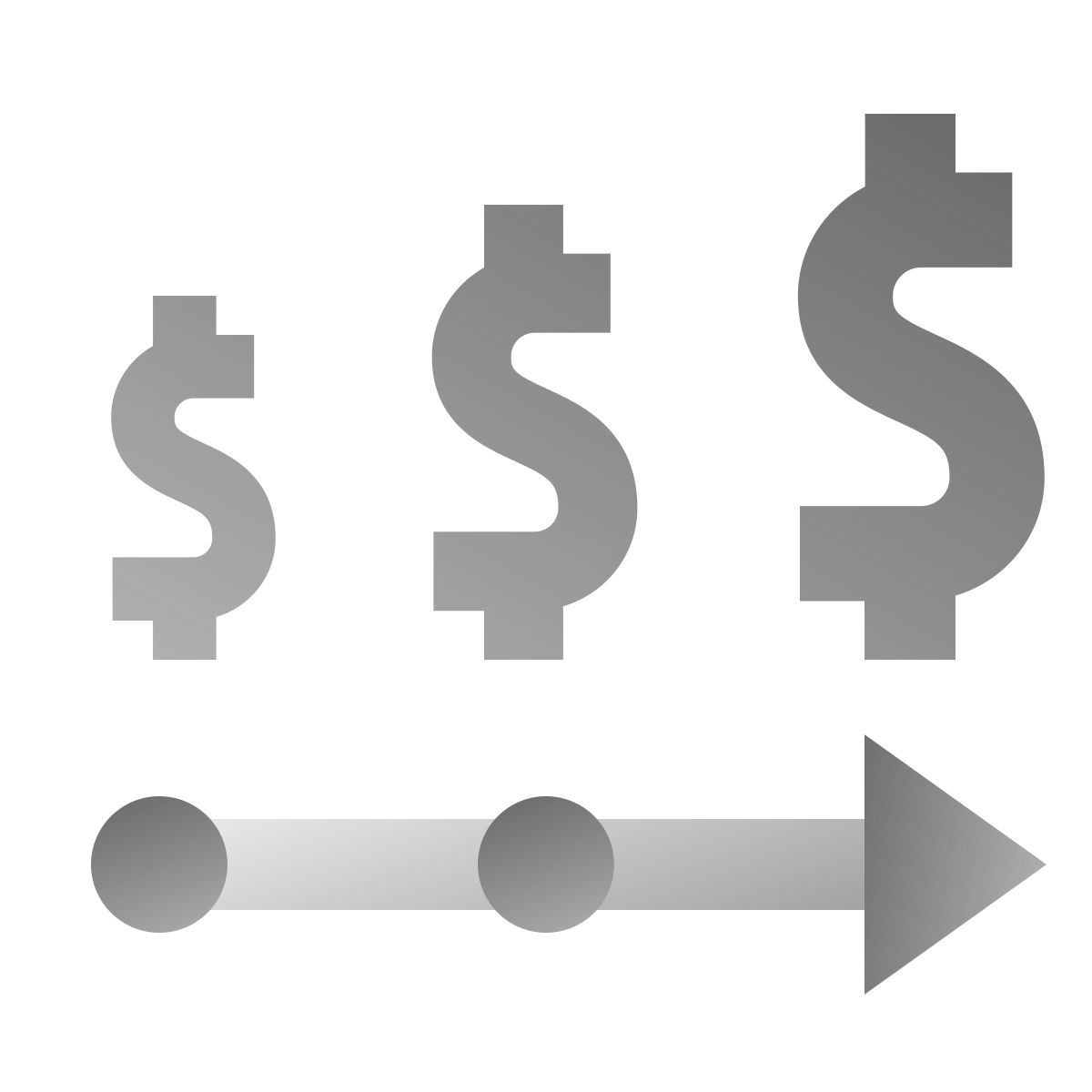 deco duotone style plazo de la financiación icon