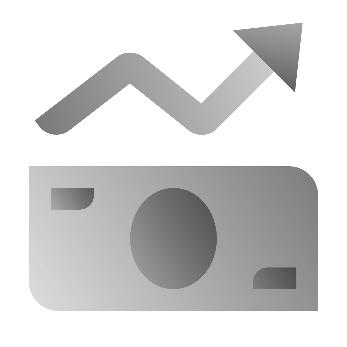 deco duotone style economic improvement icon